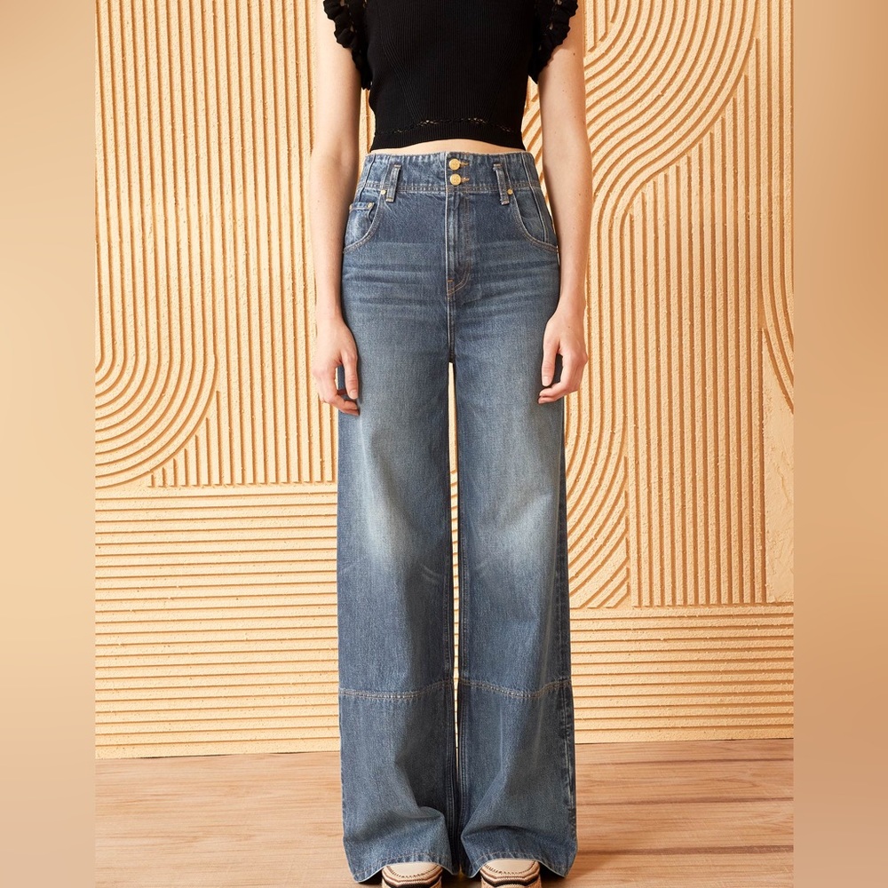 Ulla Johnson Margo Jean Danube Dark Indigo NWT